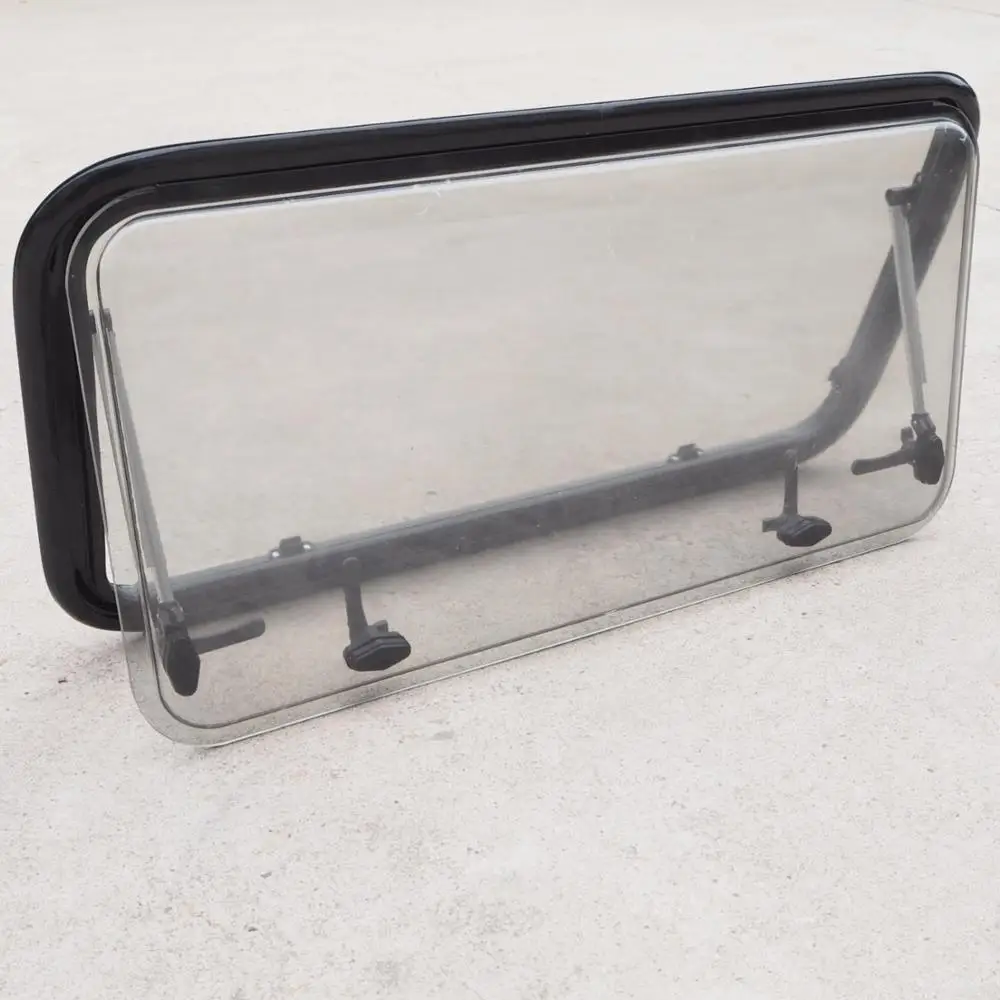 1450*550mm RV Extrapolated Window, Round Corner, Acrylic Window  RV & Travel Trailer Emergency Exit Window Custom Sizes