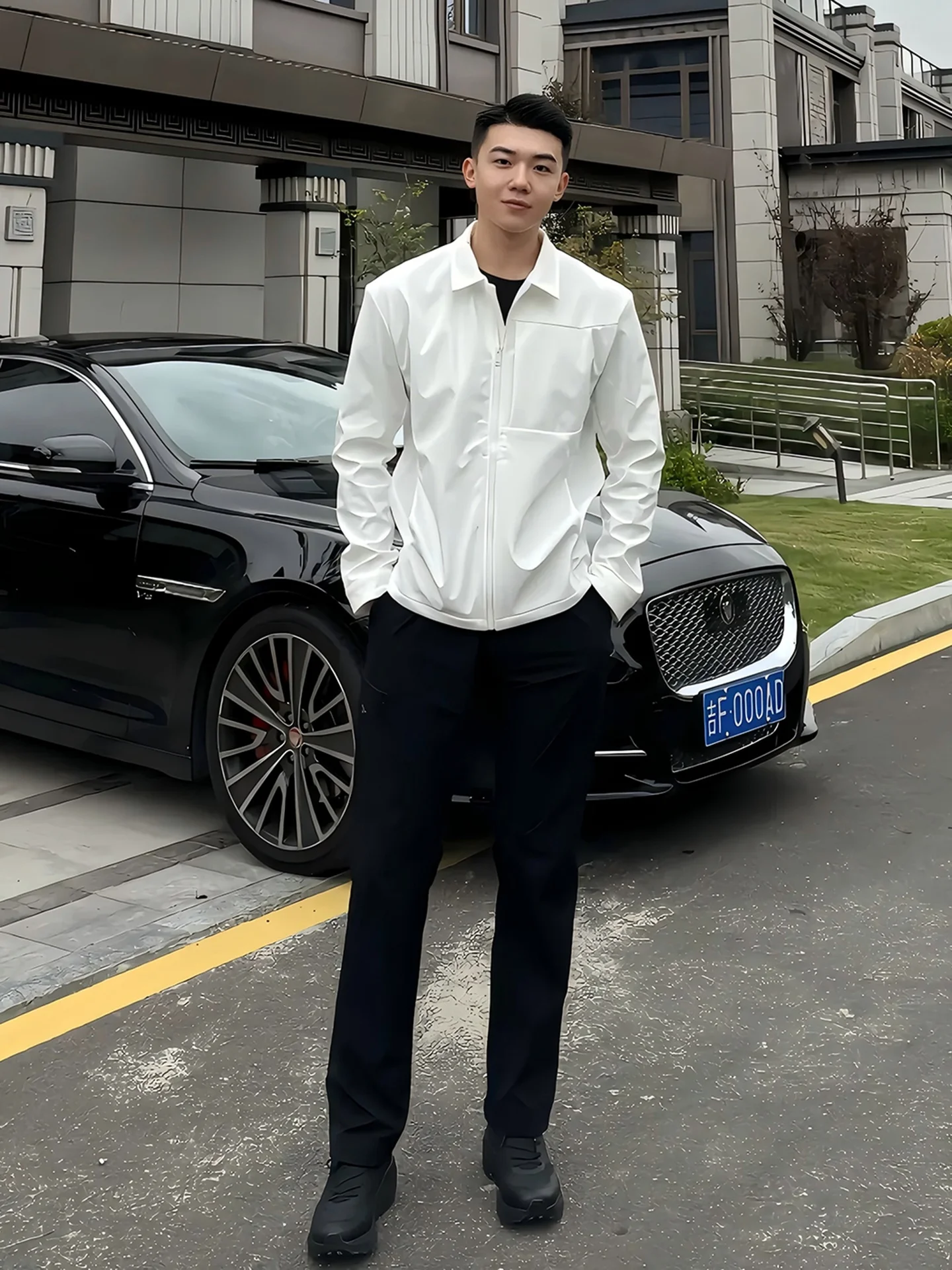 

American Sle Tee-Proof Soft ell Jaet Men's Autumn Hard Man Busin Bird Adstrative Coat High-End Workwear Outerwear