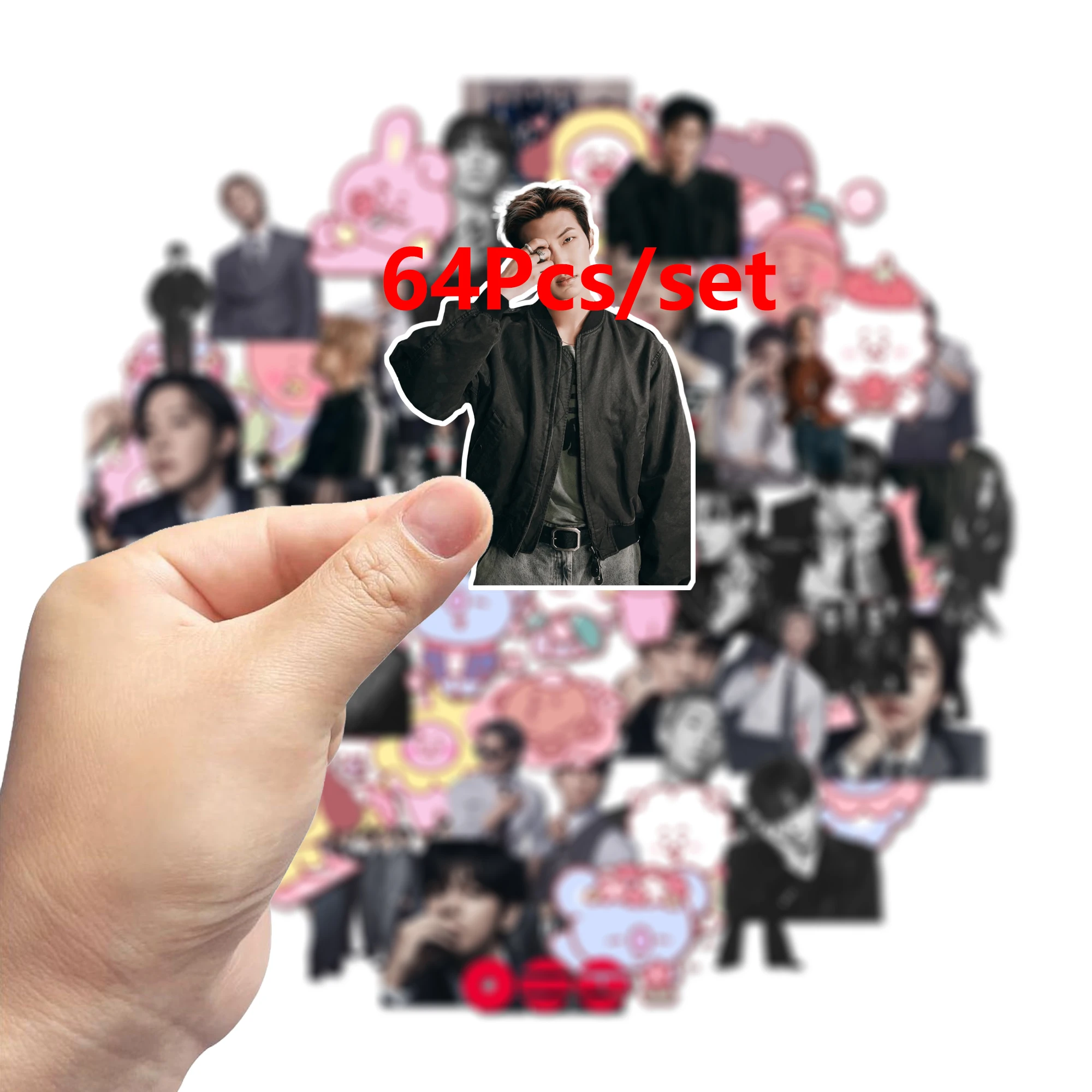 

500Pcs KPOP Peripheral Waterproof Stickers DIY Album Themed Merch For Idol Fan Collectible Craft Supplies
