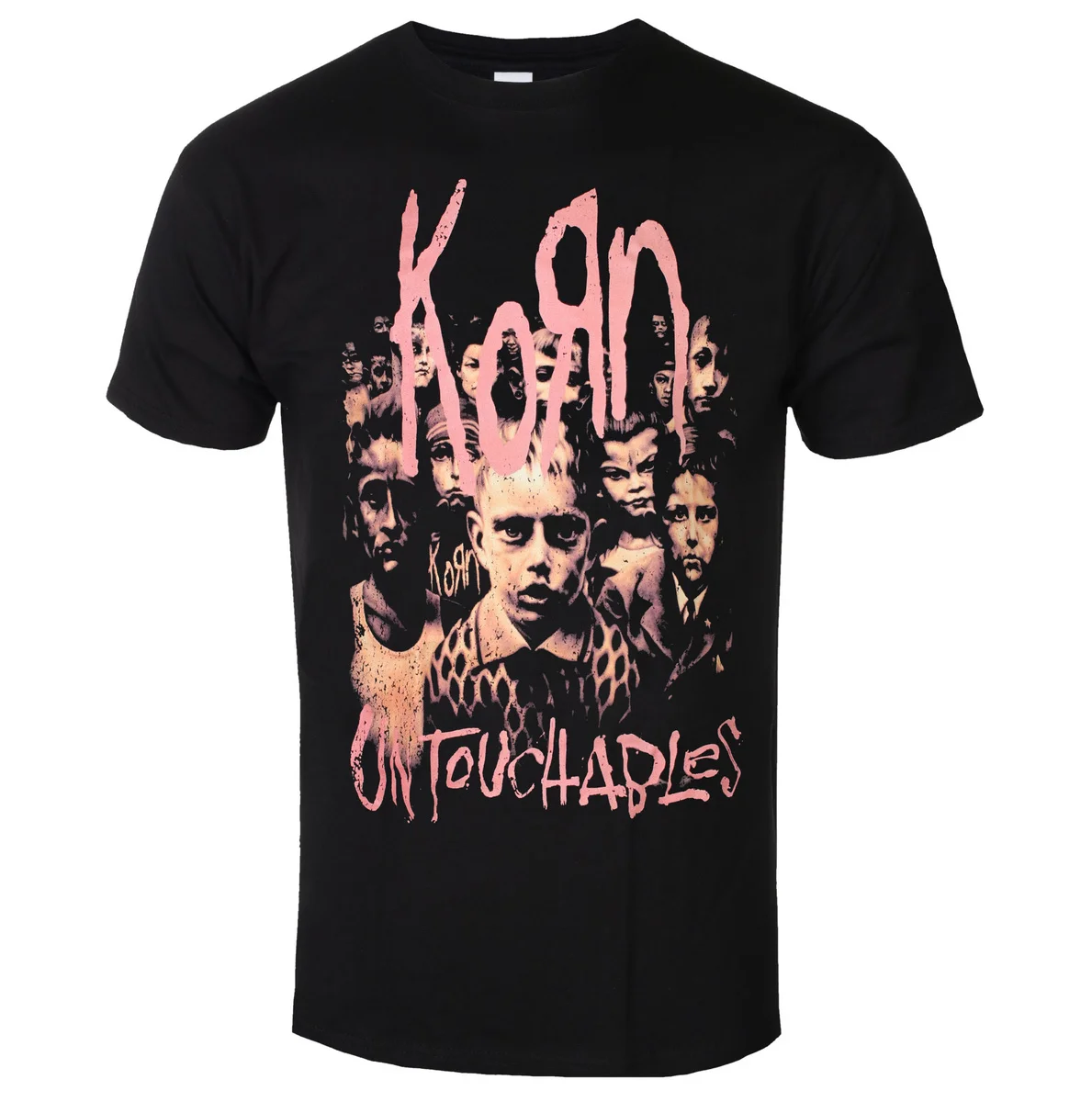 Korn - Untouchable Printed T-shirt - Nu Metal Band Style Daily T-shirt - Suitable for both men and women