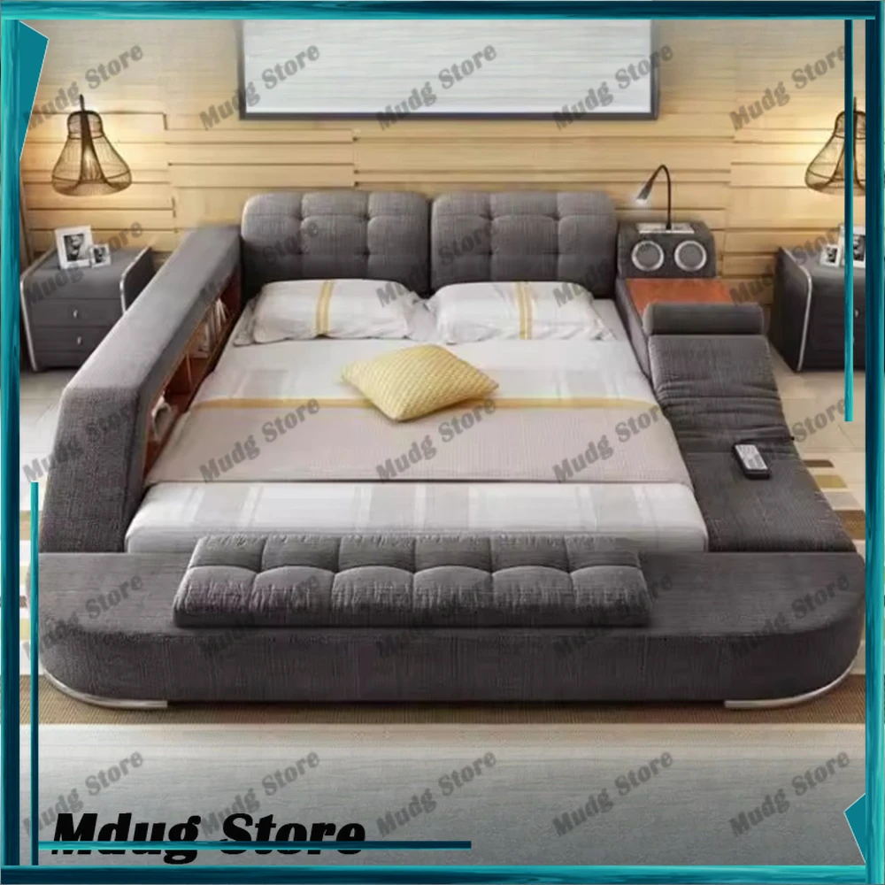 

Lamp Organiser Bed Laptop Electric Frame Sleeping Dressers Beds Headboards Queen Muebles Para El Hogar House Accessories