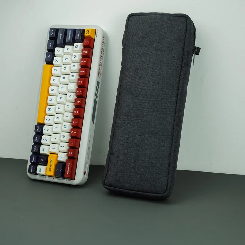 Gaming Mechanical Keyboard Case Storage Bag Fits 61/68/75/87% Full-Size Keyboards Mouse Storage Bags Travel Carrying Box