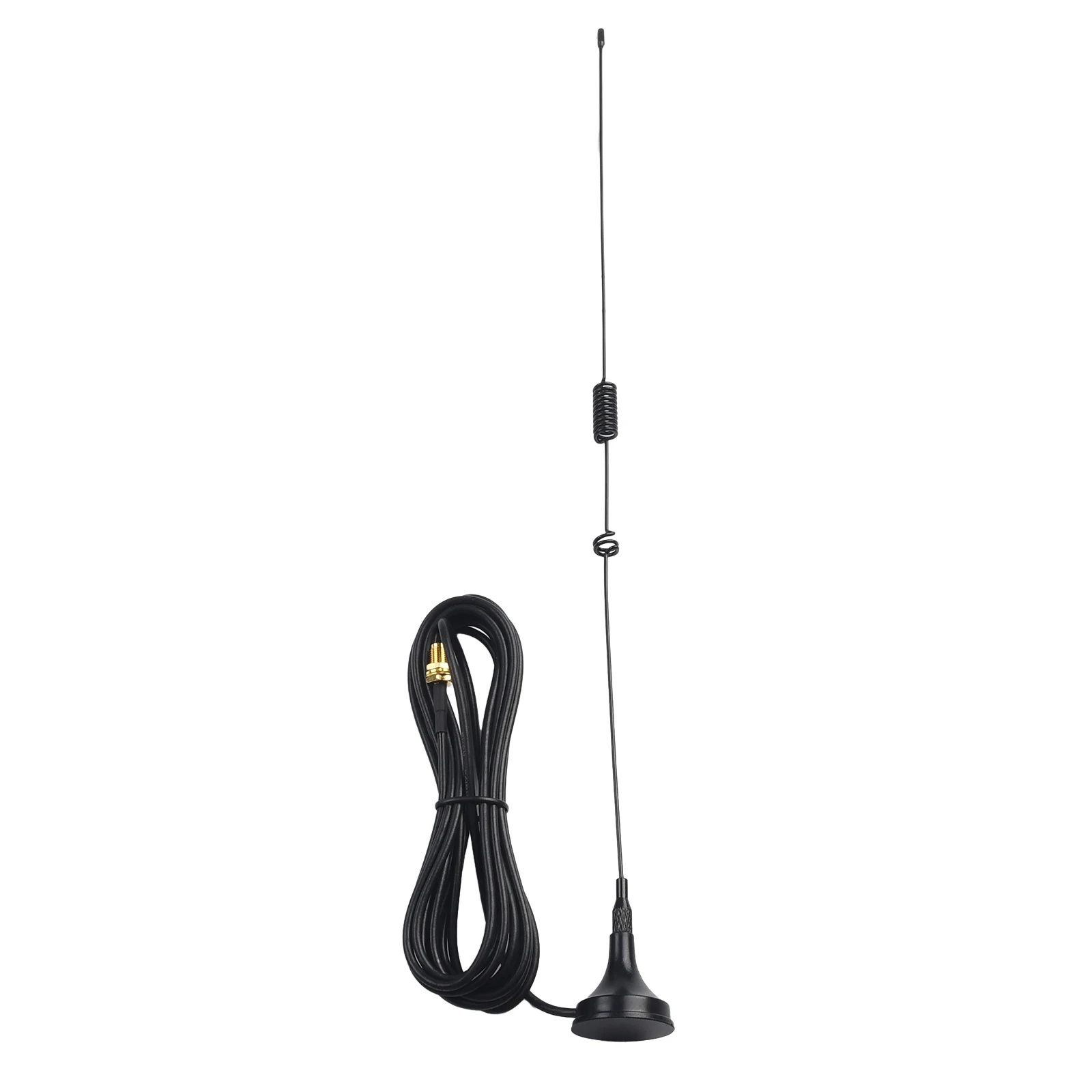 9Dbi  SMA-Female Antenna Dual Band VHF/UHF Car Magnetic Antenna Magnetic Stand Design Center Frequency 144/433MHZ