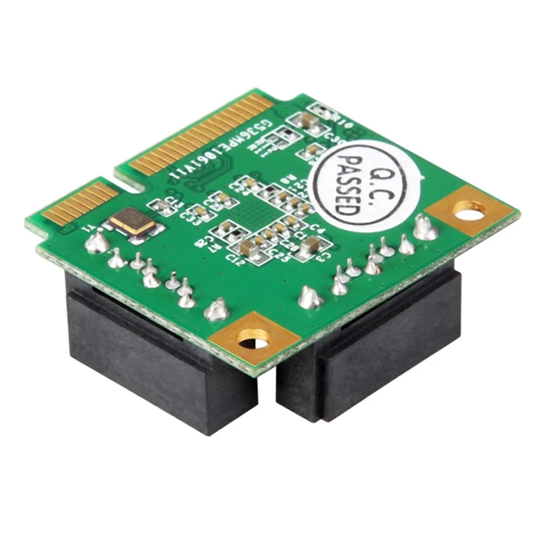 Mini PCI Express 2 внутренние SATA III ( 6 Гб/с) RAID ASM1061R контроллерная карта 2 SATA 3,0 6 Гб/с порты SSD Расширенная карта