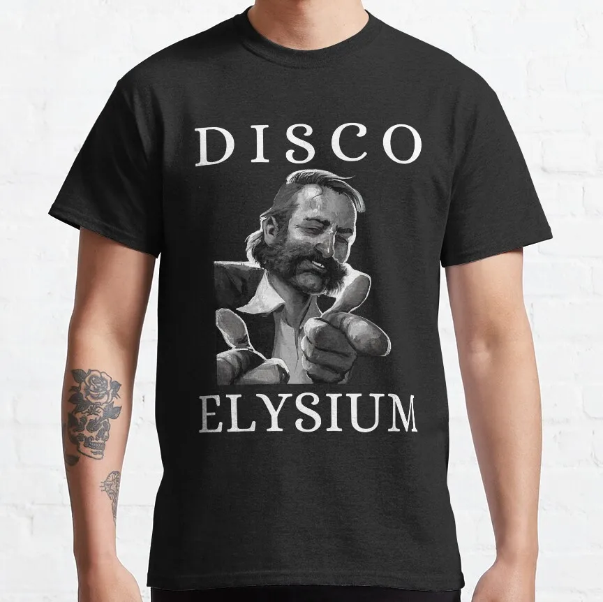 

People Call Me Role Disco Elysium Playing Game harry du bois Retro video game Vintage T-Shirt for men 100% cottonclothing