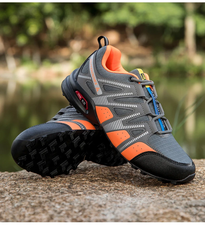 Atmungsaktive Mesh-Wanderschuhe für Herren, leicht, rutschfest, wasserdicht, verschleißfest, Outdoor-Trekking-Camping-Sneaker – Detail 19