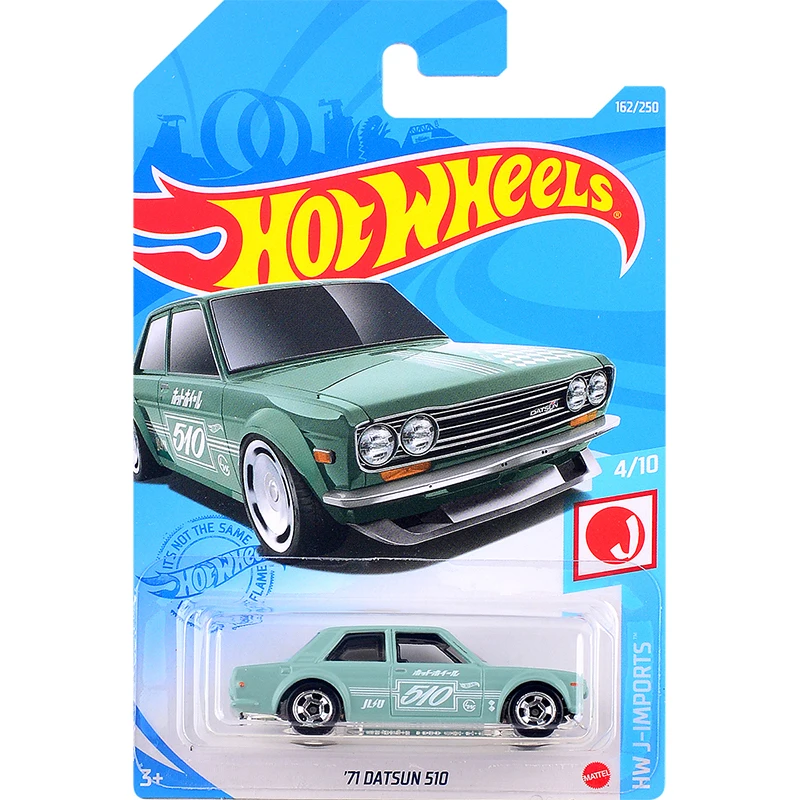 Hot Wheels Toy Car 1:64 Hotwheels Super Car 71 Datsun 510 and More Toys for Boys