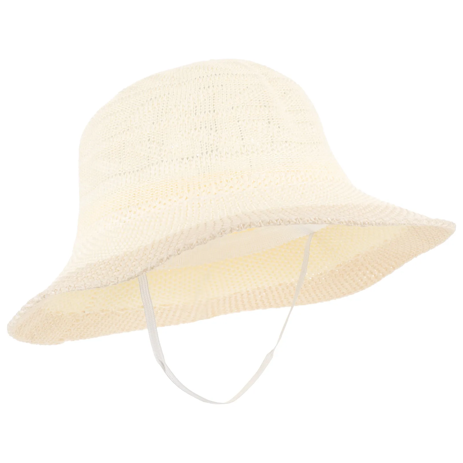 

Summer Straw Brim Bucket Women Summer Hat Beach Outdoor Fashion Lightweight Breathing Woven Hat Sun Protection