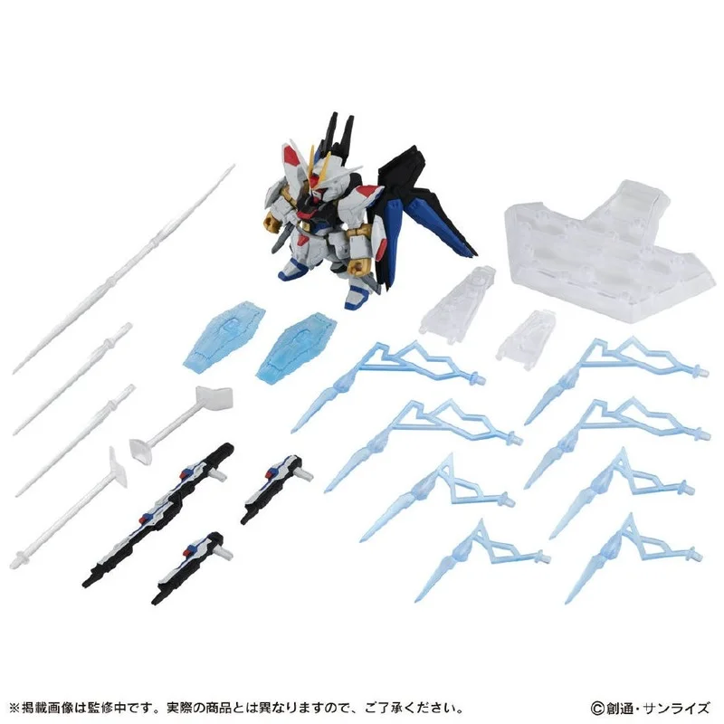 Bandai Genuine Gundam Model Kit Anime Figure ENSEMBLE MSE EX31 Strike Freedom Gunpla Anime Action Figure Toys for Children