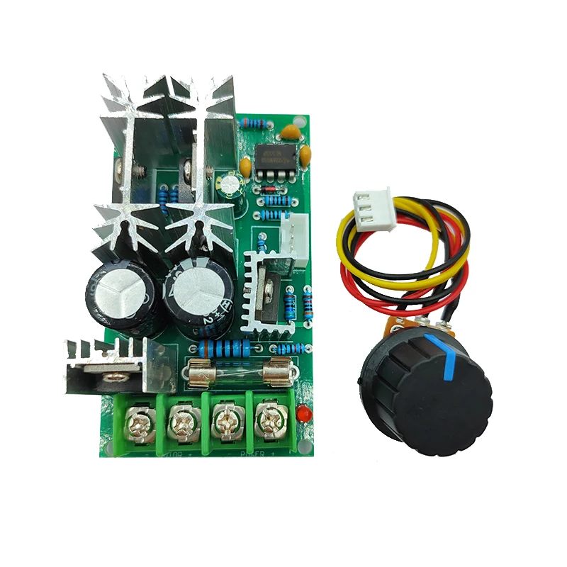 20A DC 10V 12V 36V 48V 60V DC motor speed regulator High power drive module PWM Motor speed controller  20A Current Regulator