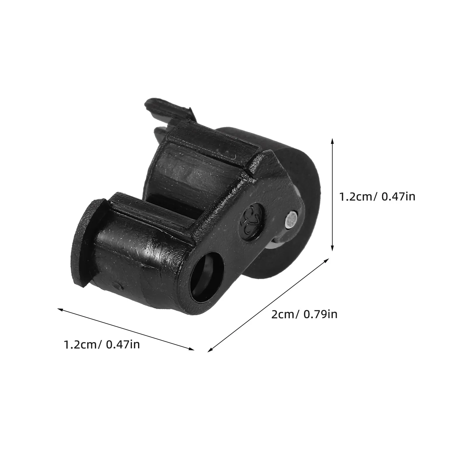 4 Pcs Pinch Roller for Audio Recorder Drive Repair Video Machine Black Small Wheels Cassette Deck