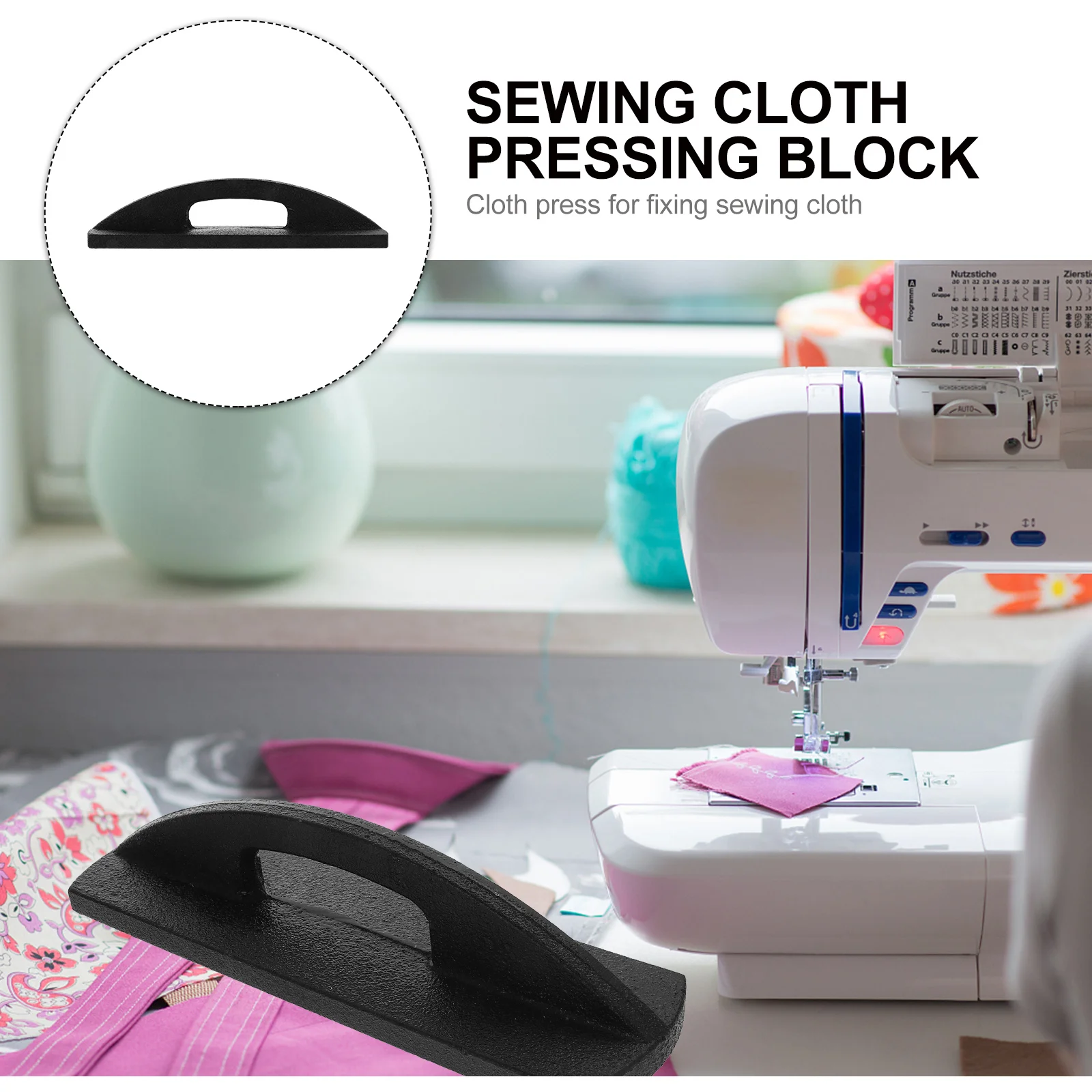 

Professional Tailors Clapper Premium Material Smooth Surface for Sewing Quilting Cutting Fabric Fixation Tool Iron Clapper