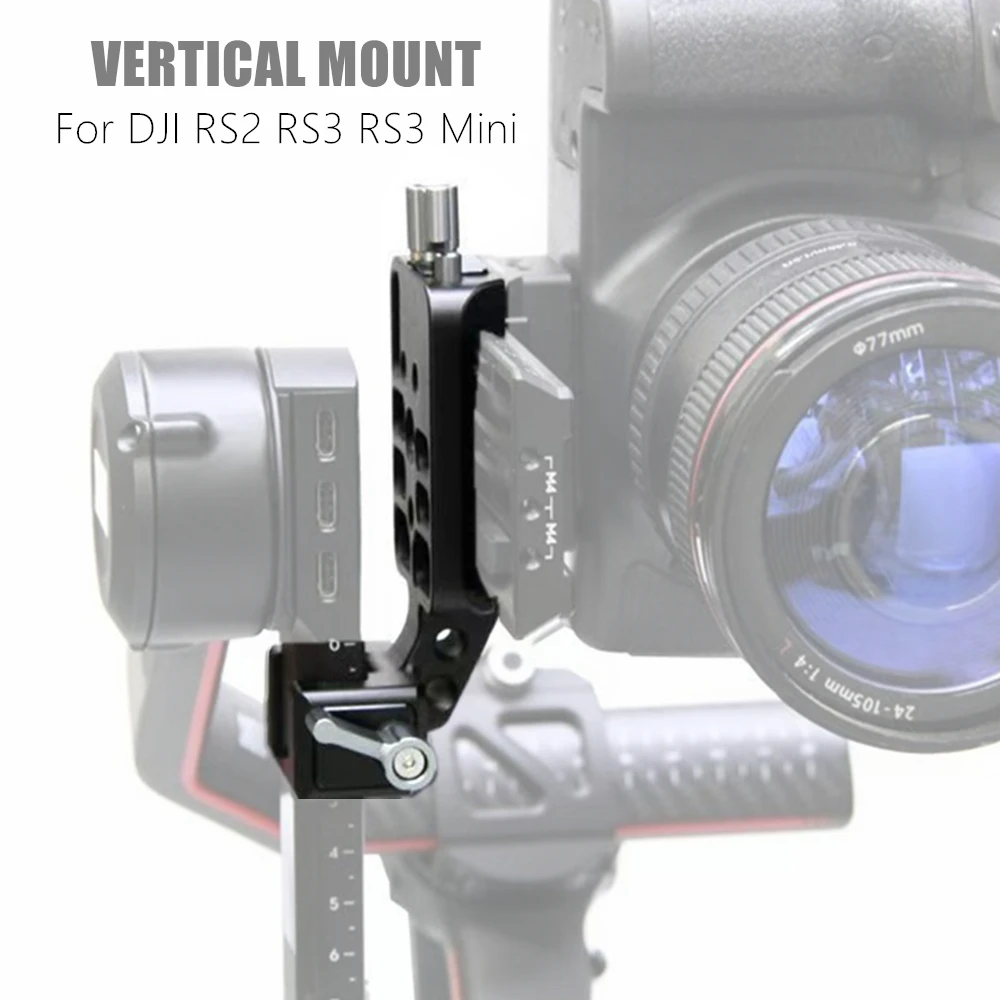 

Вертикальная подставка RS3 с быстроразъемным рельсовым зажимом, вертикальная съемная пластина камеры для DJI RS2 RS3 RS3 Mini RS3 Pro Gimbal