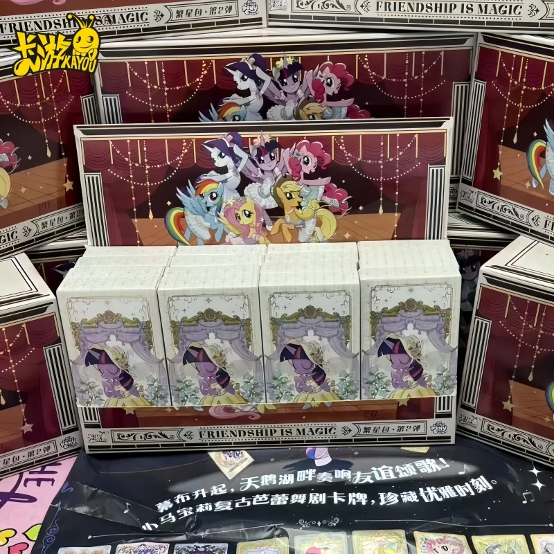 

Kayou Genuine My Little Pony Cards Starry Sky Bag 02, новые продукты, карты дружбы Eternal Ar, коллекционные карты аниме, игрушки, подарки