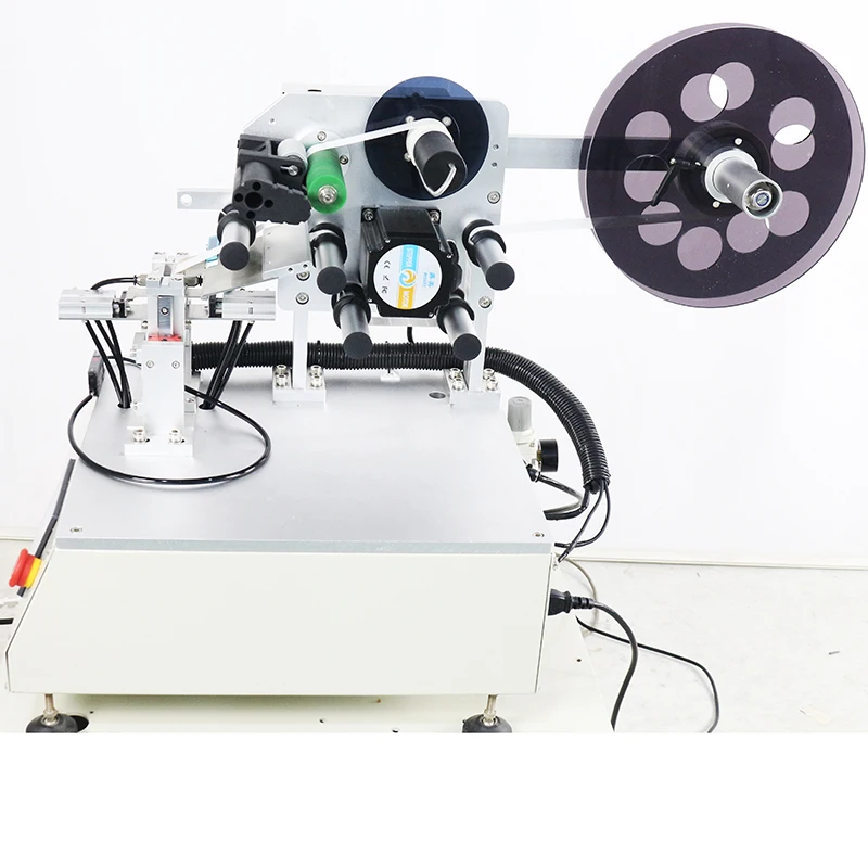 Cable Flag Folded Electronic Wire Labeling Machine / Plastic Tube Label Equipment