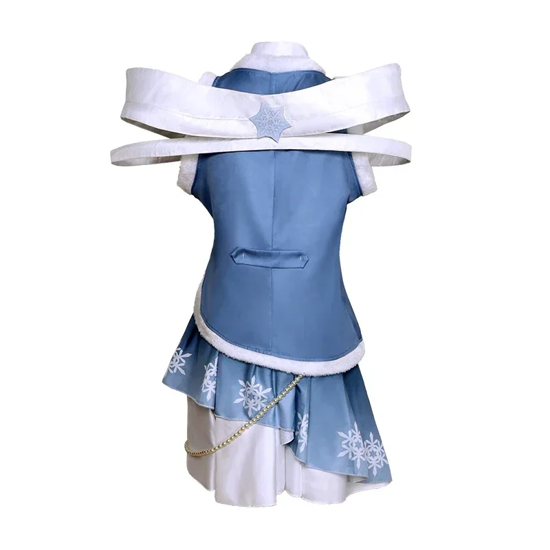 2025 New Snow Mikuu Cosplay Costume Wig Anime Mikuu Winter  Lolita Dress Hat Hairwear Halloween Party Outfits for Women