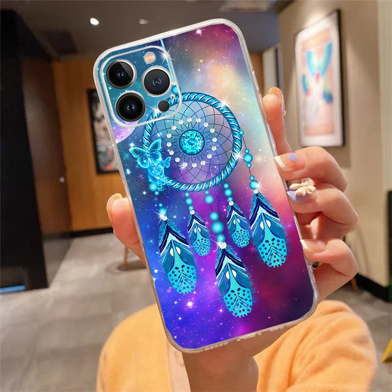 حافظة هاتف آيفون 17ProMax Air 16 15 14 13 Pro Max 15 16 Pro 15Plus Dream Catcher Dreamcatcher