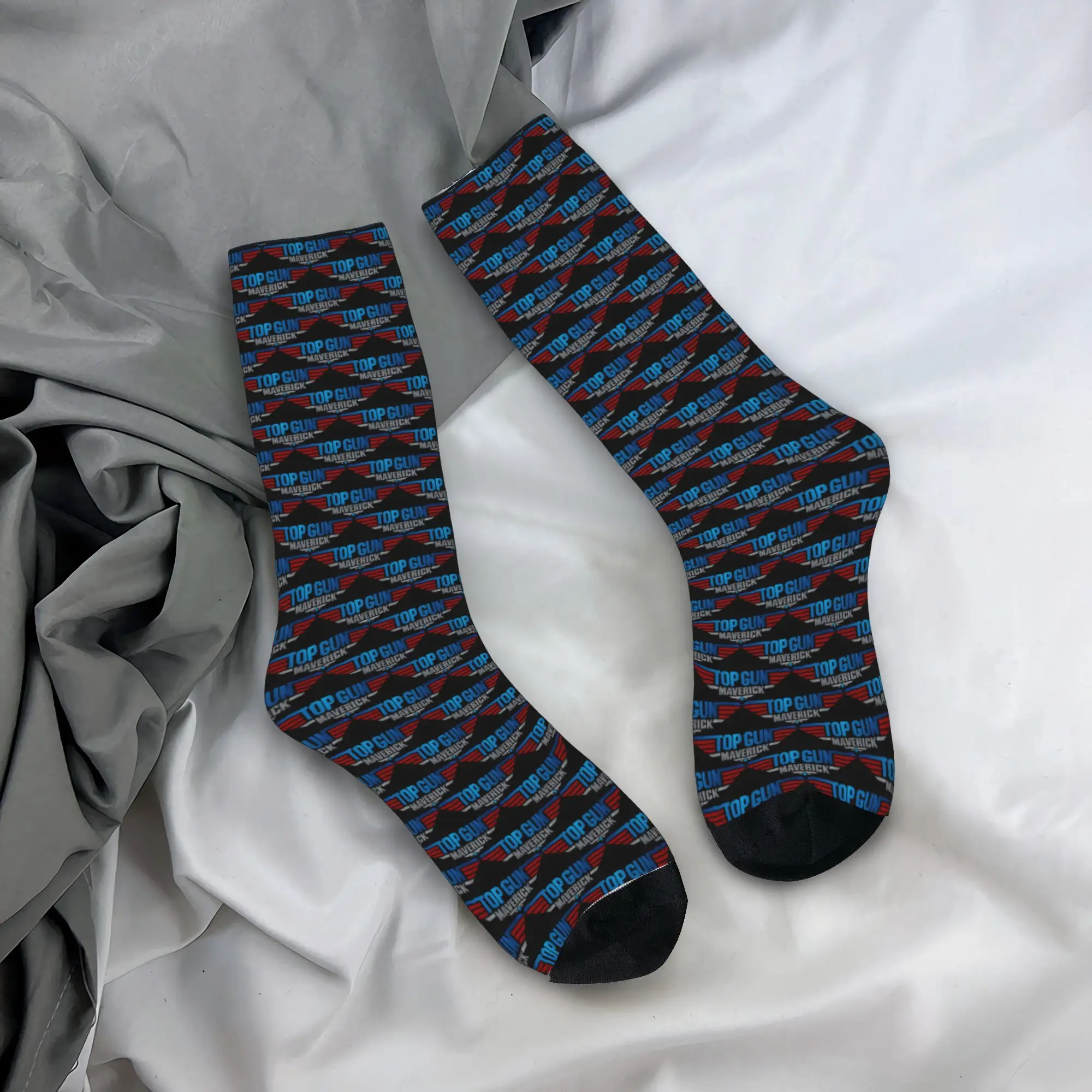 

Custom Fashion Hot Film Top Gun Maverick Socks Women Men Warm 3D Printing Basketball Sports Socks