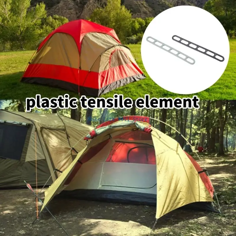  Shelter Anchors Weather-Resistant Plastic Straps with Multiple Point System