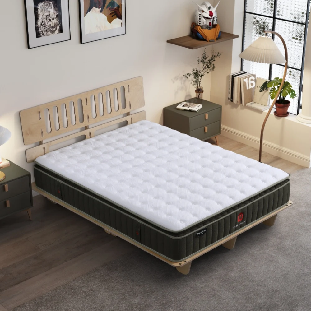 OEM/ODM Bedroom Mattress 12 Inch King Size Best Price Hybrid Mattress Roll Up in A Box
