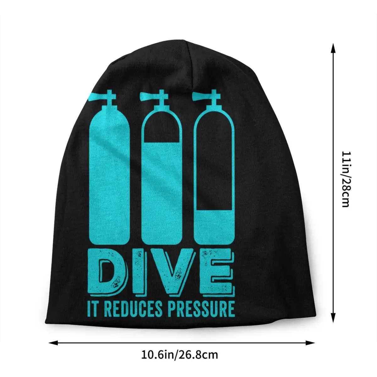 Dive Diver Scuba Diving Skullies Beanies Caps Unisex Winter Warm Knit Hat Men Women Fashion Adult Bonnet Hats Outdoor Ski Cap