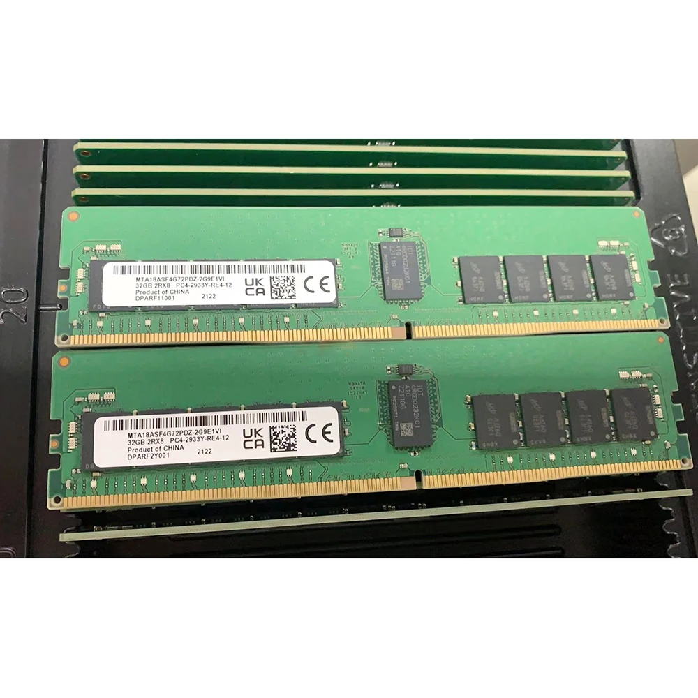 

1 PCS MTA18ASF4G72PDZ-2G9E1 For MT RAM 32G 32GB 2RX8 PC4-2933Y DDR4 2933 ECC REG Server Memory