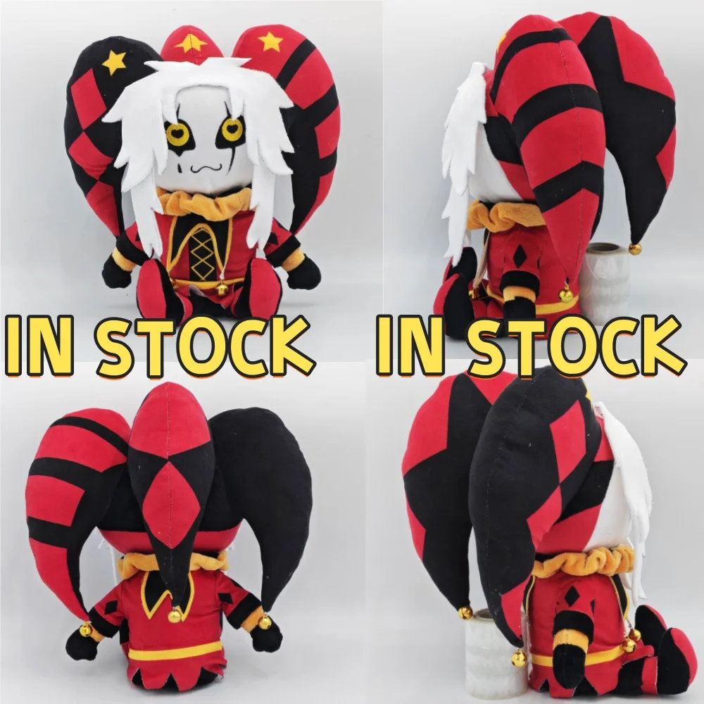 The Freak Circus Pierrot Plush Soft Stuffed Yandere Clown Doll Visual Novel Game Character Collectible Plushie Gift For Fans
