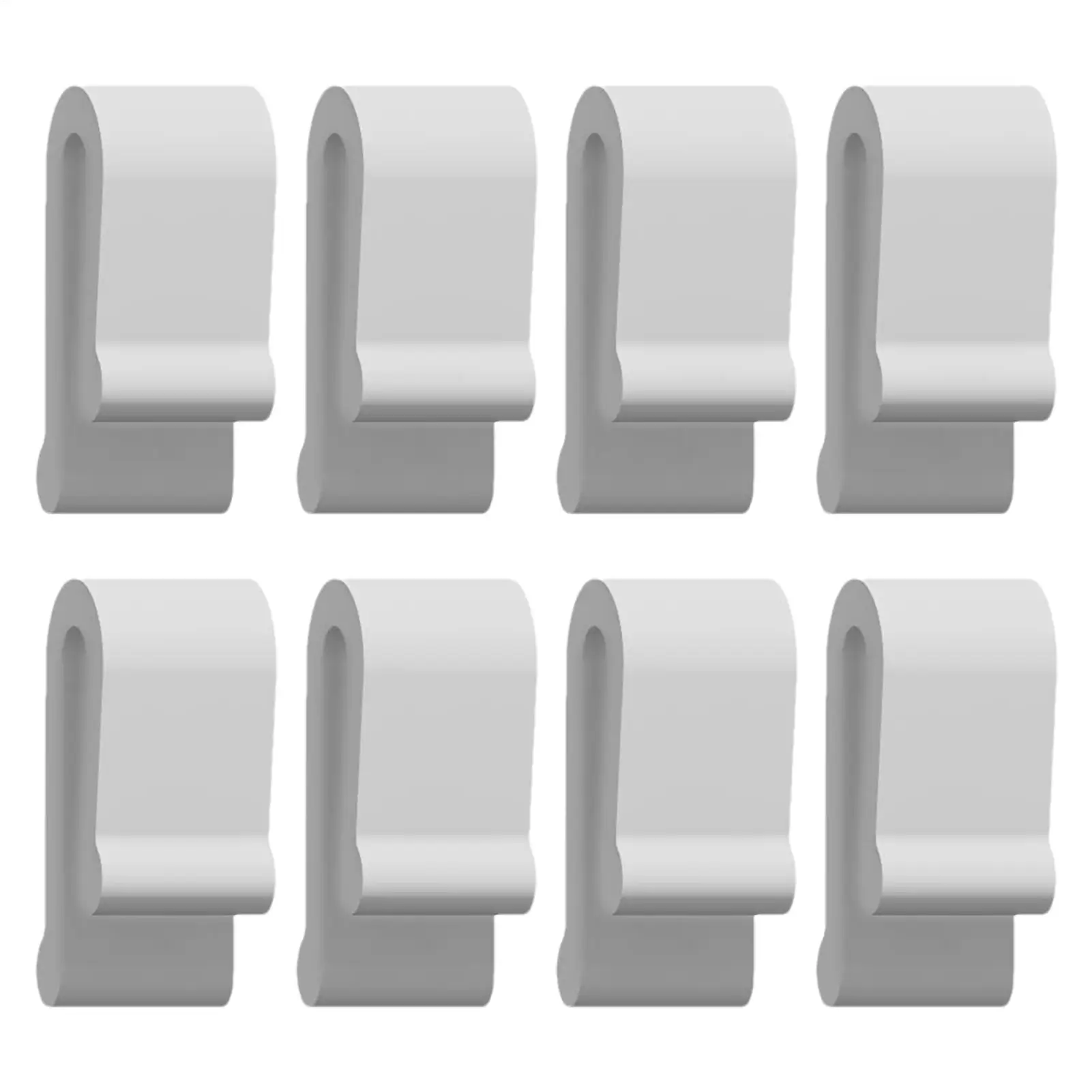 8PCS Oven Lid Flexible Bumper Protector Clips Food grade silicone cookware clip for Cookware Protectors for Oven Pots