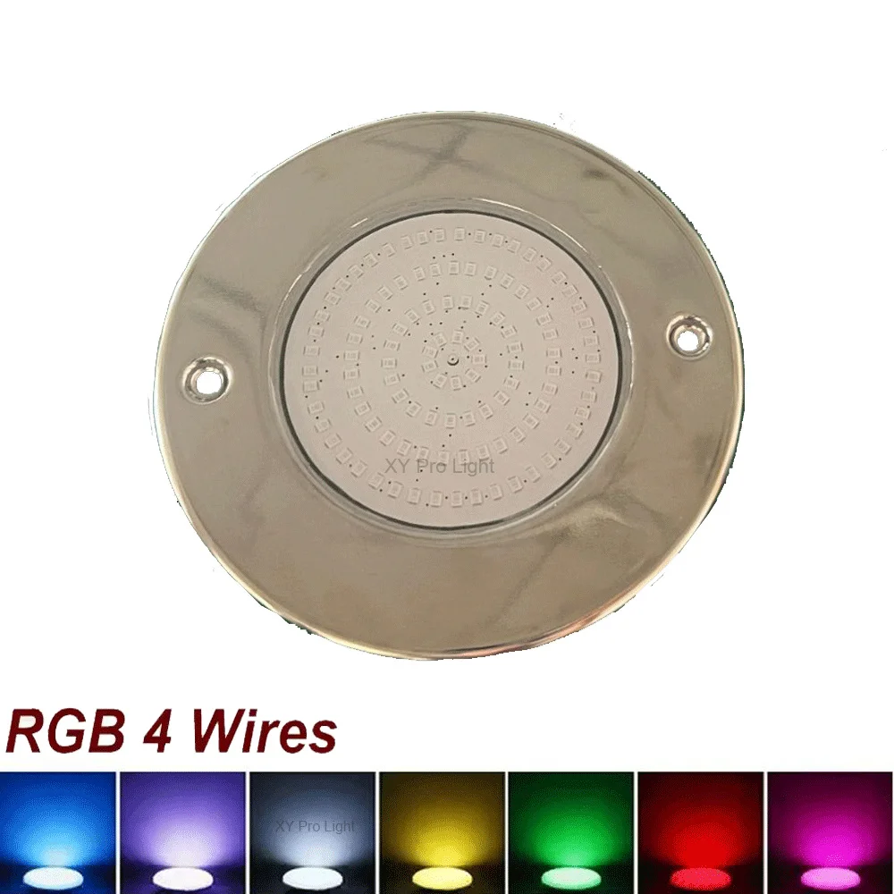 AC/DC12V 15W RGB LED Pool Lights Waterproof IP68 Outdoor/Indoor Underwater Light Fountain Landscape Lamp Piscina Luz Spotlight