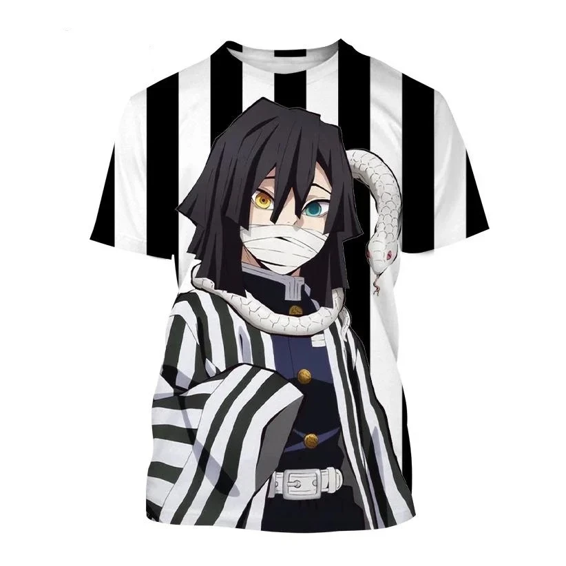 Anime Demon 3D Printed Summer Men/Women O-Neck T-shirt Casual Short Sleeve Oversized Fashion Streetwear Man Clothing