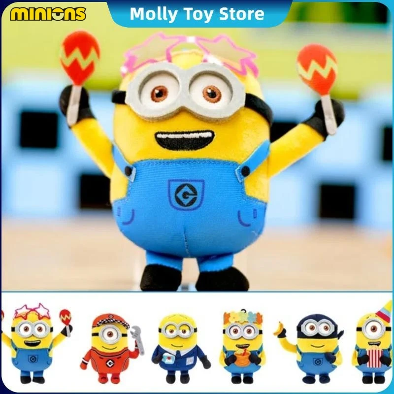 Minions Despicable Me 4 Plush Doll Blind Box Presents Cute Cartoon Doll Model Anime Figurine Toy Birthday Gifts