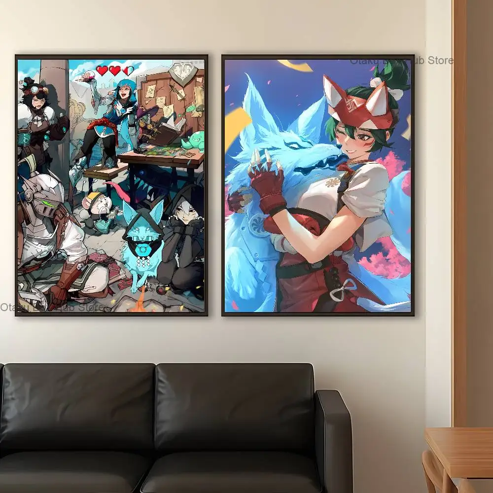 Game O-OverwatchS Poster High Quality Dorm Living Room Aesthetic Wall Decoration Painting Stickers Gift
