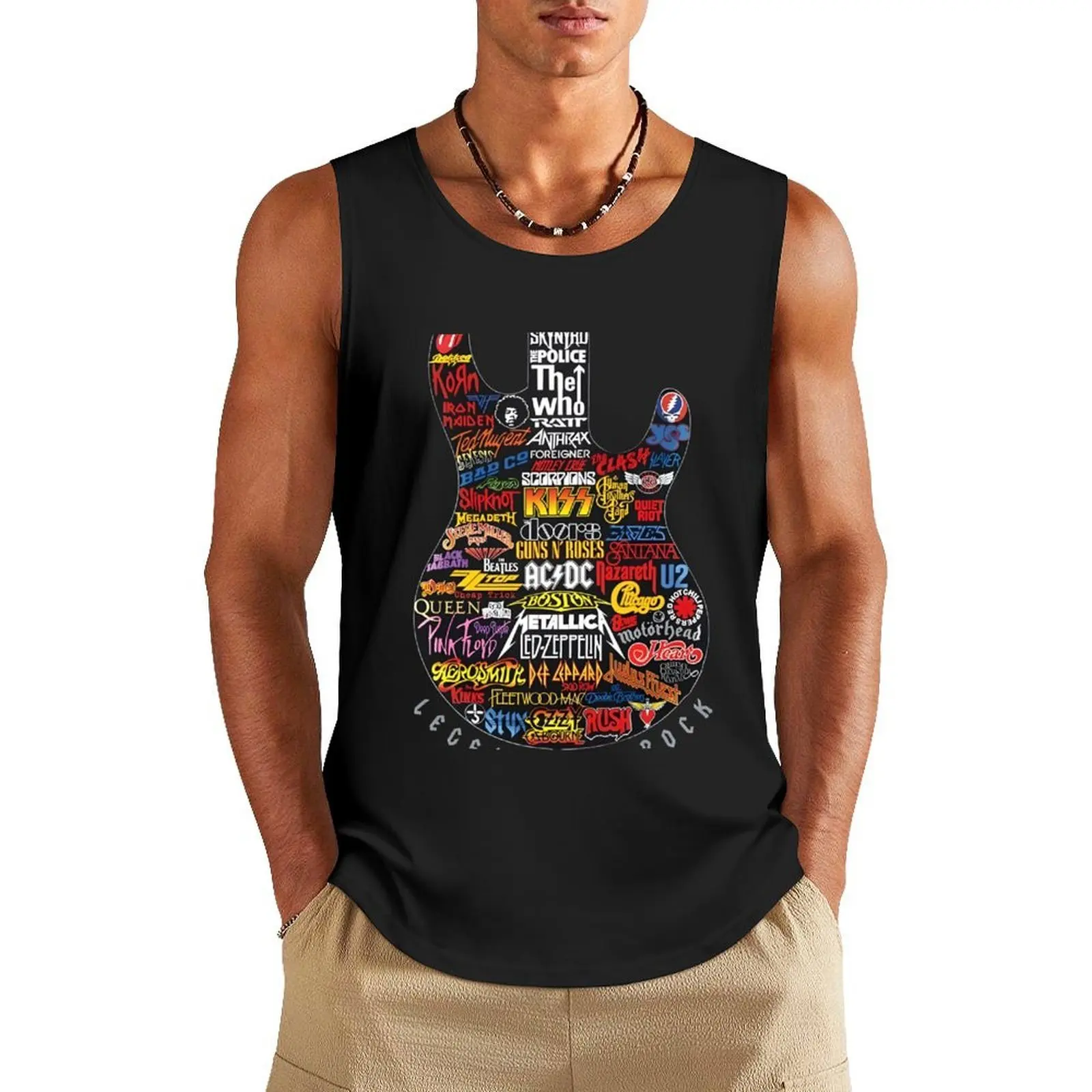 

Legends Of Rock Tank Top muscular man Men's vest man vest mens clothing
