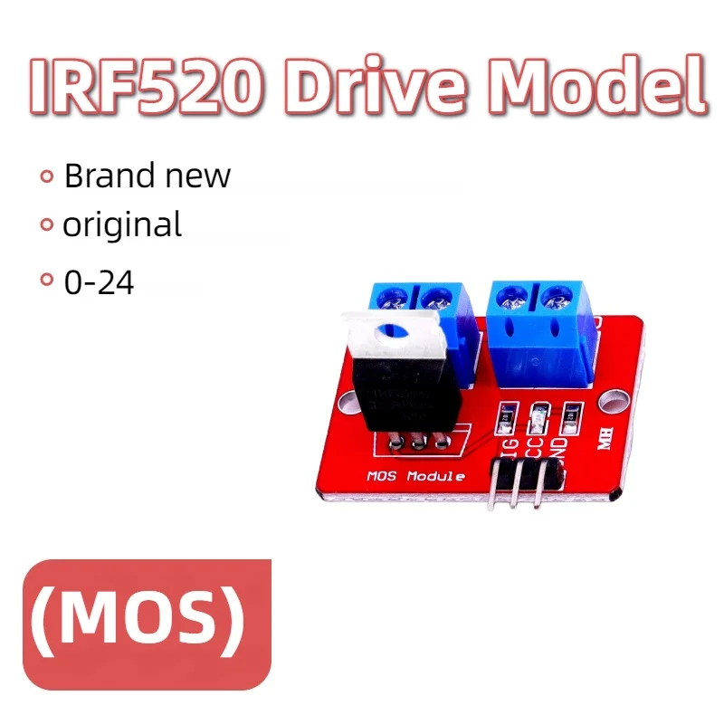 1/4/10PCS 0-24V Top Mosfet Button IRF520 MOS Driver Module For Arduino MCU ARM Raspberry Pi