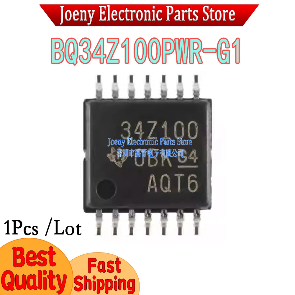 BQ34Z100PWR-G1 silk screen 34Z100 PC shell