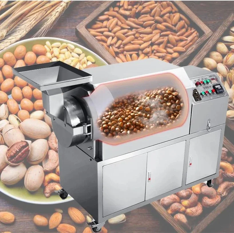 

Easy To Operate Peanut Roaster Commercial Sunflower Seed Nut Roaster Small Nut Roaster