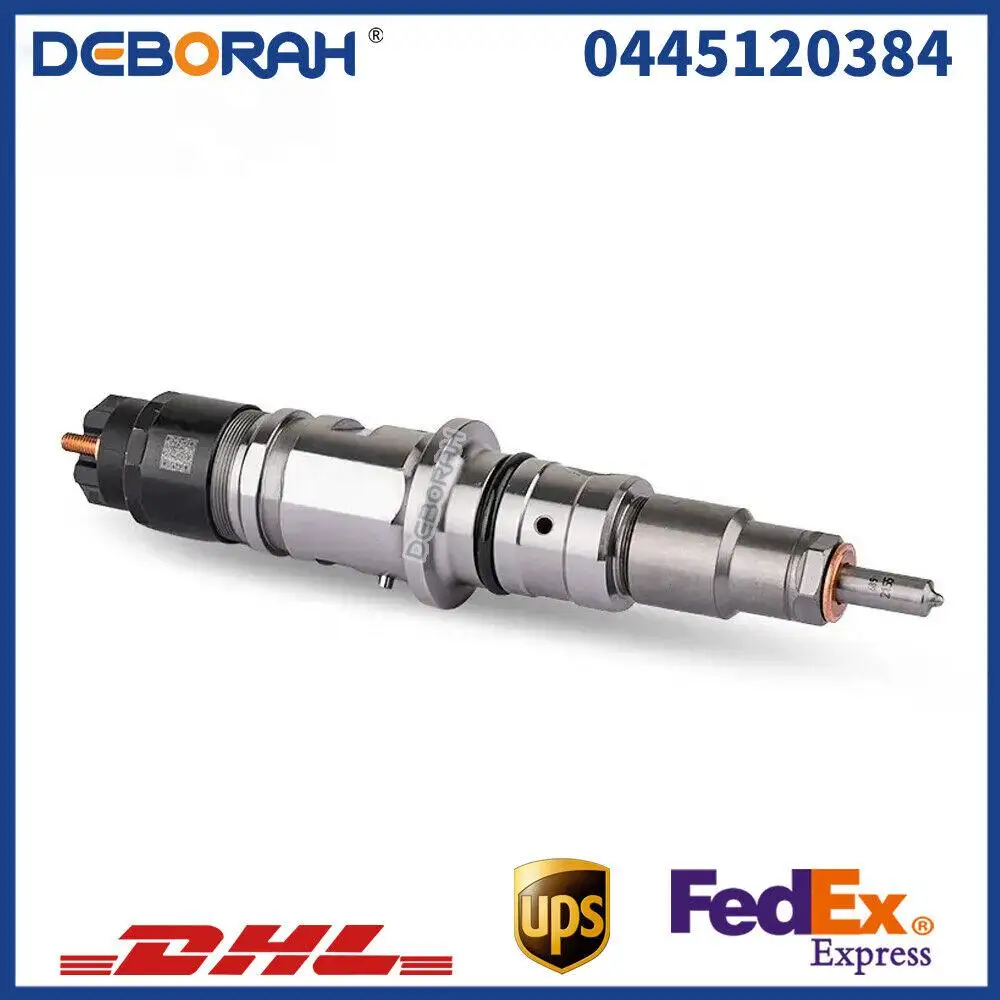 

New Diesel Fuel Injector Assembly 0445120384 Common Rail Injector Nozzle Fit For CUMMINS