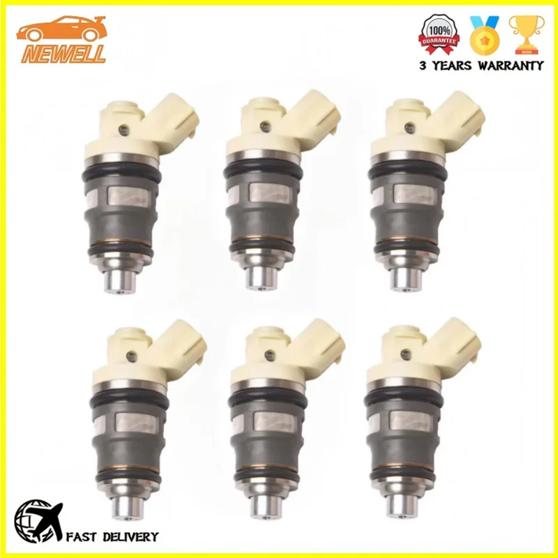 

6pcs 1001-87090 Fuel injector For Toyota SUPRA ARISTO MARK2 CRESTA CHASER 540cc Engine Nozzle 1001 87090