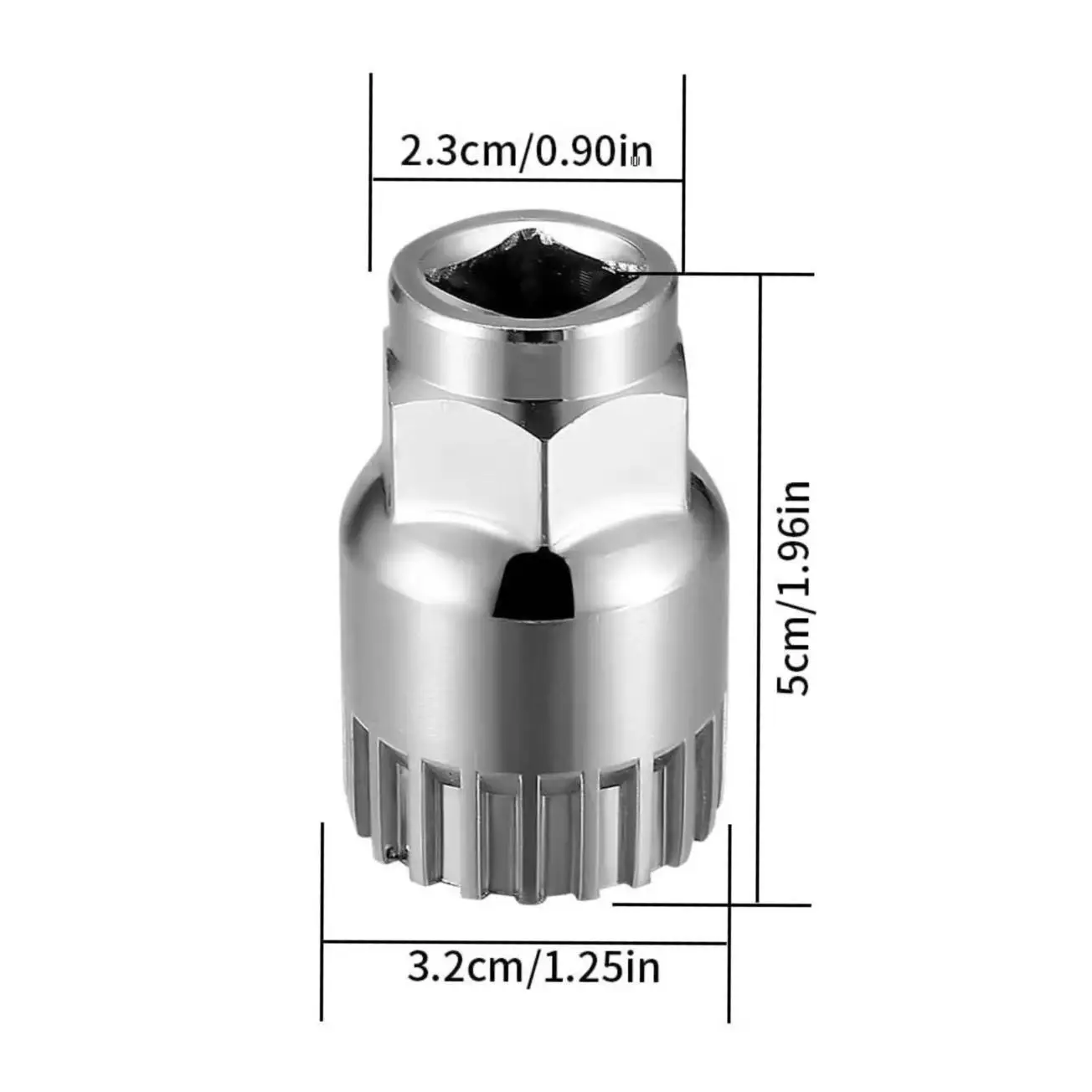 Bike Bottom Bracket Removal Tool Socket 20 Tooth Spanner Crank Extractor Puller