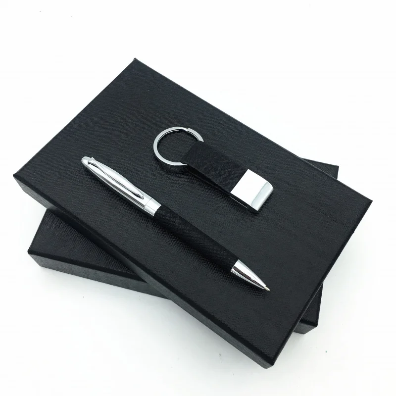 

2025customized.promotional luxury ballpen and keyring promote products sets male and female with customized 152012