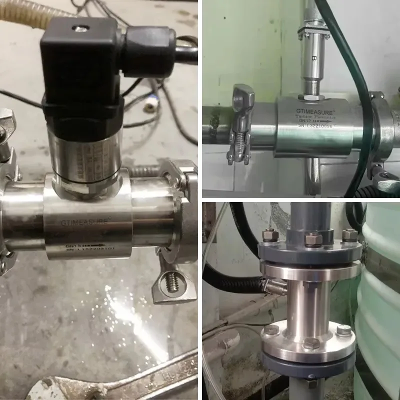 Hot Sale High Temperature Hot Water Liquid Water Flow Sensor Tri Clamp Stainless Steel Water Flow Sensor for Hydraulic