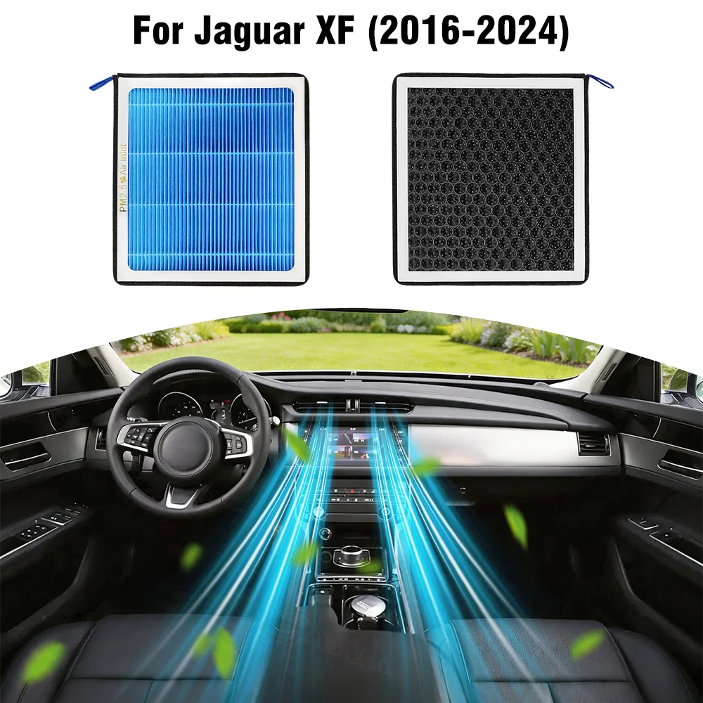 

Cabin Air Filter for Jaguar XF 2026 2017 208 2019 2020 2021 2022 2023 2024 with Activated Carbon Replacement Air Filters
