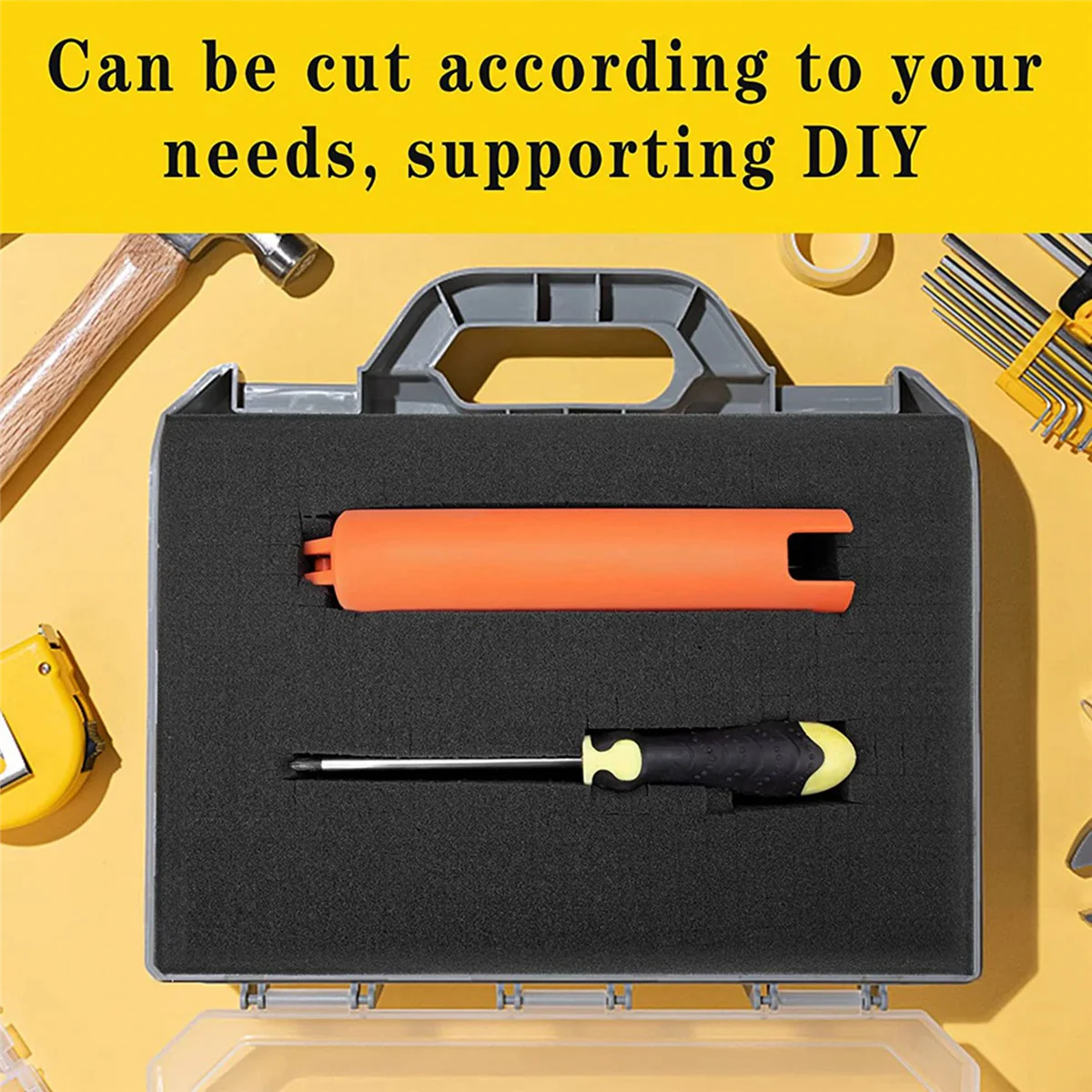 B60A4 PCS Pick Apart Foam Insert - Pluck Pre Square Sheet Foam with Bottom Use for Board Game Box Cases Storage Drawer B