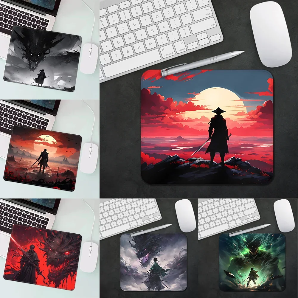 

Moon Samurai minigame mousepad XS small multi-size PC game player desktop decoration office accessories Computer desktop mat rug