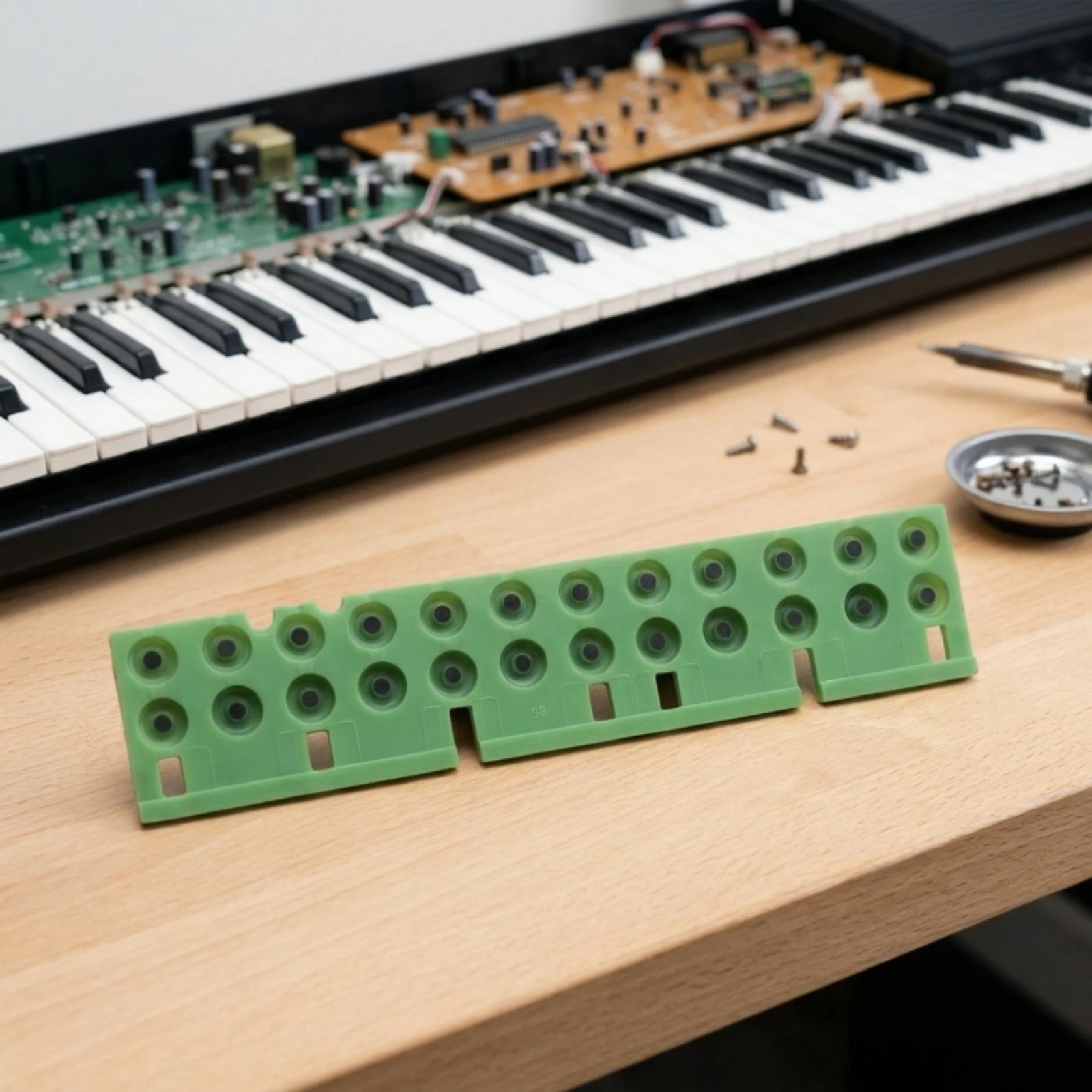 Conductive Rubber Strip Compression Resistance Electronic Keyboard Touch-Point Strip Keyboard Touch-Point Rubber Easy