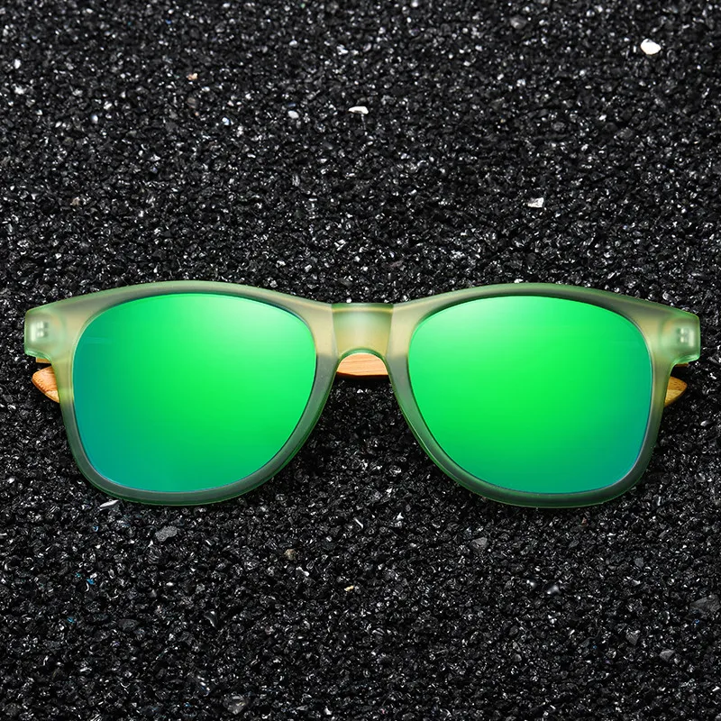 XSW Men/Women Fashion Zebra bamboo Sunglasses Polarized Wood Sunglasses Outdoor Activities Driving Sunglasses 5086