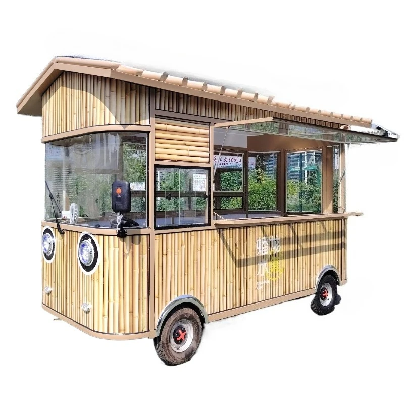 

Factory Outlet Electric Mobile Fried Chicken Combo Cola Beverage Drink Coffee Ice Cream Milk Tea Food Snack Truck Boutique Cart