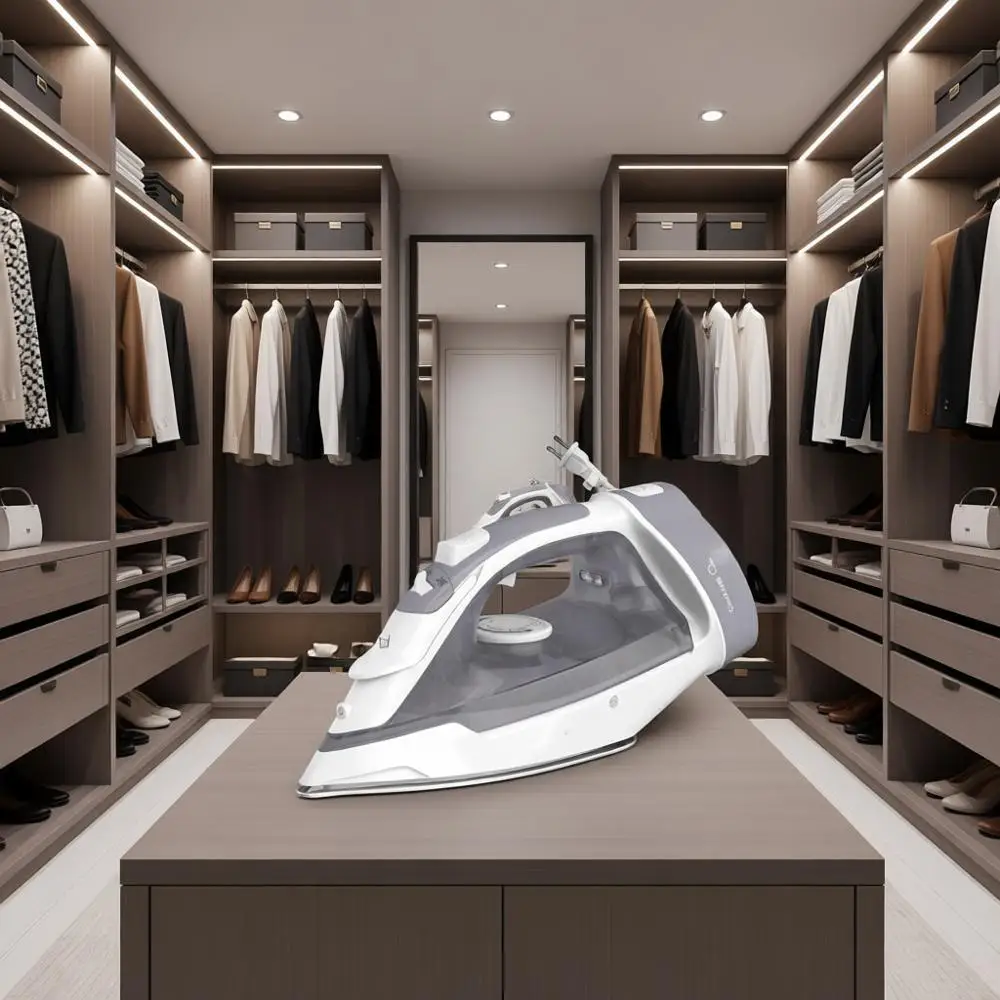 

Паровой утюг со съемным шнуром, портативный утюг и отпариватель, антипригарная подошва, 1500 Вт, защита от капель, автоматическое отключение, устойчивость к царапинам