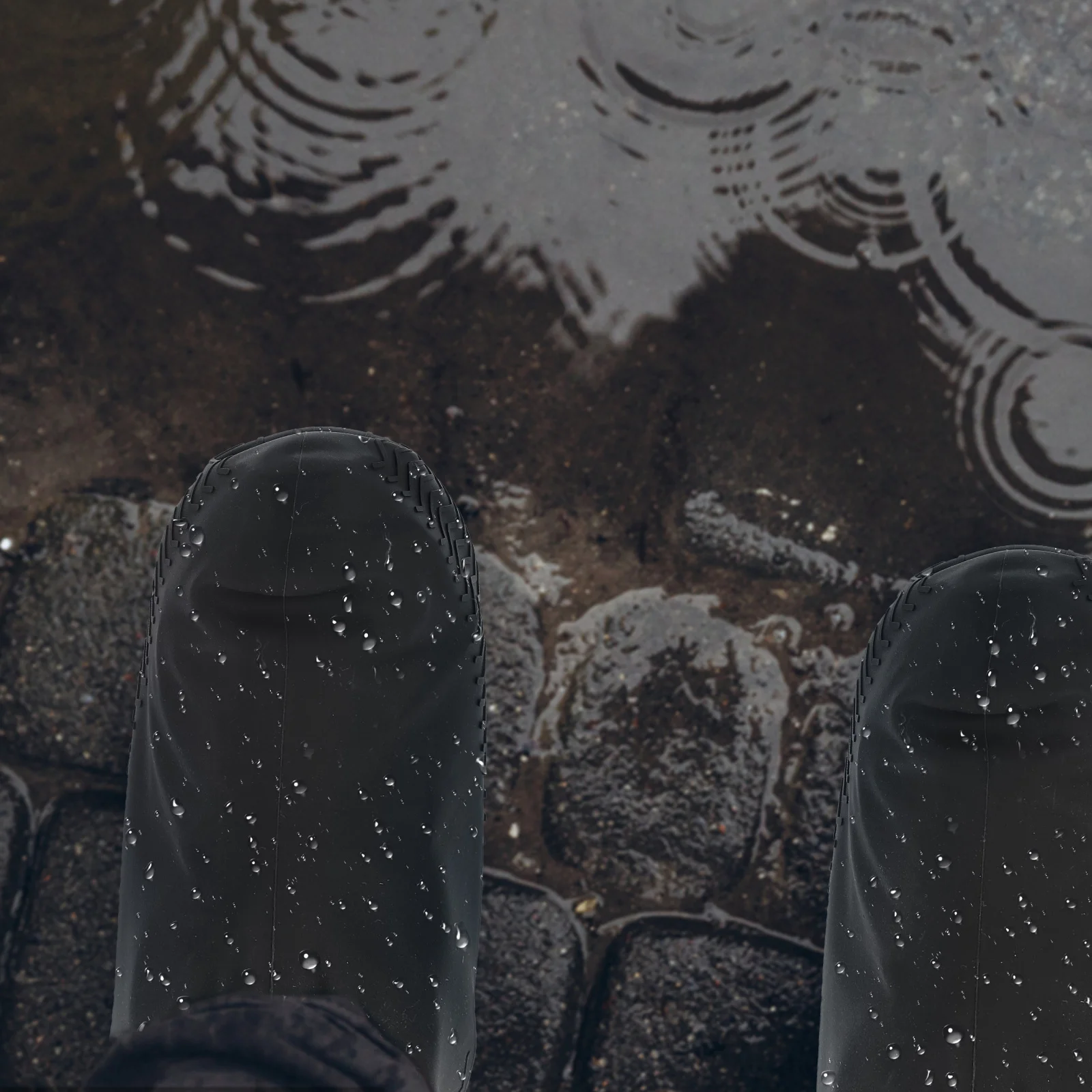 

Silicone Waterproof Rain Shoe Covers Non- Reusable Overshoes For Outdoor Activities Camping Gardening Fishing