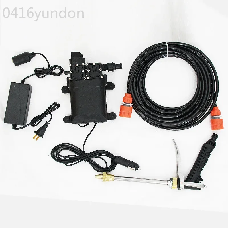 12v Dual Pump Car Wash High Pressure Wash Electric Car Washer Tools 12v Car Washing Machine + Gun + Water Pipe